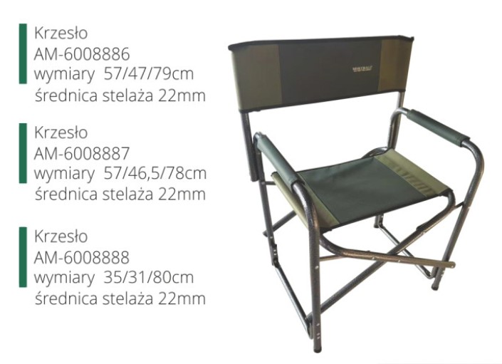 STOLICA PREKLOPIVA ČVRSTA 57X47X45/79CM