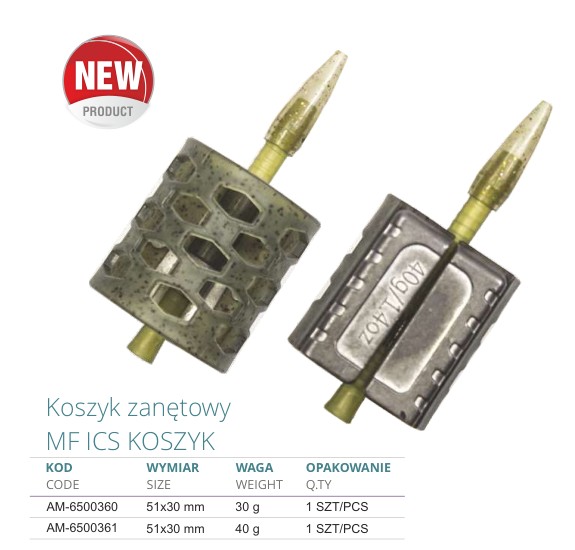 HRANILICA FEEDER MF ICS OKRUGLA 40G MISTRALL