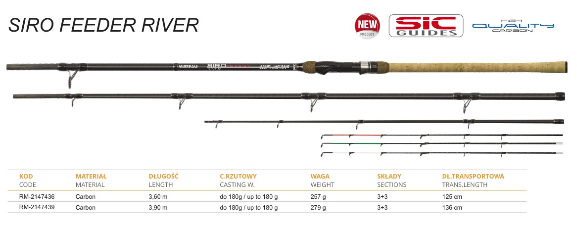 ŠT/3 SIRO FEEDER MISTRALL 3,90M DO 180G